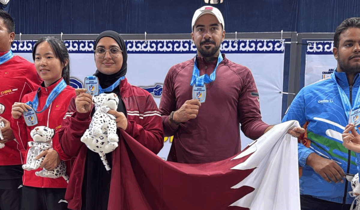 Qatari Shooting Team Win Bronze Medal in Mixed Skeet at Asian Championship
